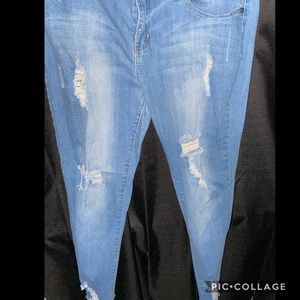 Size 15 junior ripped skinny jeans